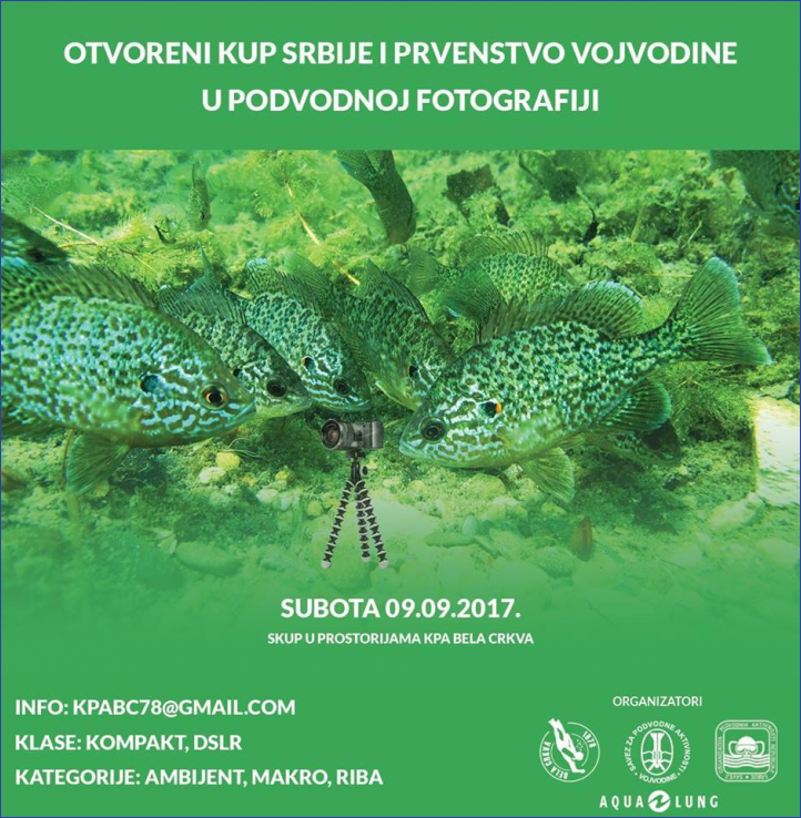 Podvodna fotografija - otvoreni kup Republike Srbije i prvenstvo Vojvodine Podvodna fotografija - otvoreni kup Republike Srbije i prvenstvo Vojvodine