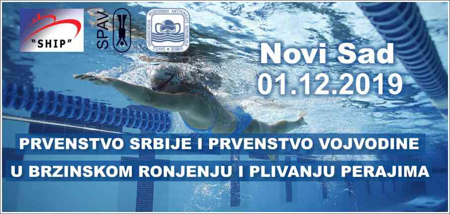 Prvenstvo Srbije i prvenstvo Vojvodine u brzinskom ronjenju i plivanju perajima, Novi Sad, 01.12.2019 Prvenstvo Srbije i prvenstvo Vojvodine u brzinskom ronjenju i plivanju perajima, Novi Sad, 01.12.2019