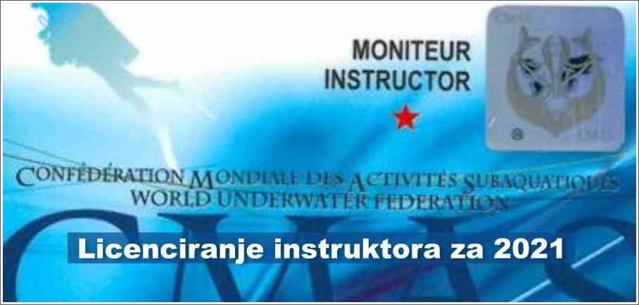 Licenciranje instruktora za 2021. godinu Licenciranje instruktora za 2021. godinu