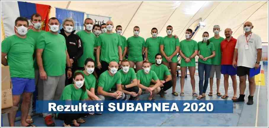 Izveštaj sa takmičenja - SUBAPNEA 2020 Izveštaj sa takmičenja - SUBAPNEA 2020