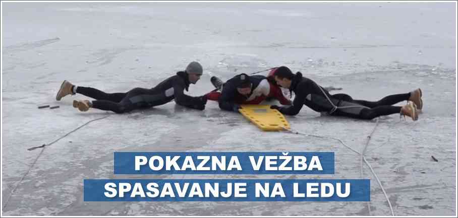 Pokazna vežba spasavanja na ledu