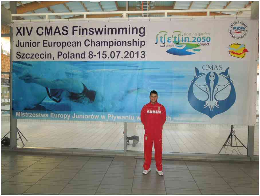 XIV CMAS Finswimming Junior European Championship 8-15.07.2013 Szczecin, Poljska 